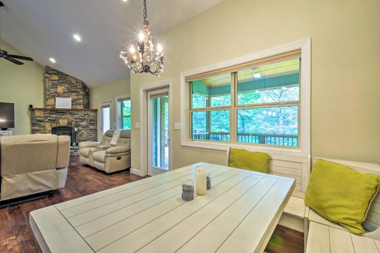 Cozy Riverside Dahlonega Home With Kayaks And Fire Pit ภายนอก รูปภาพ