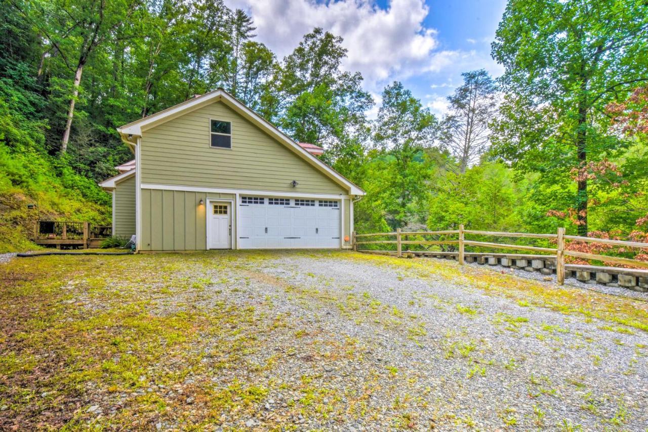 Cozy Riverside Dahlonega Home With Kayaks And Fire Pit ภายนอก รูปภาพ