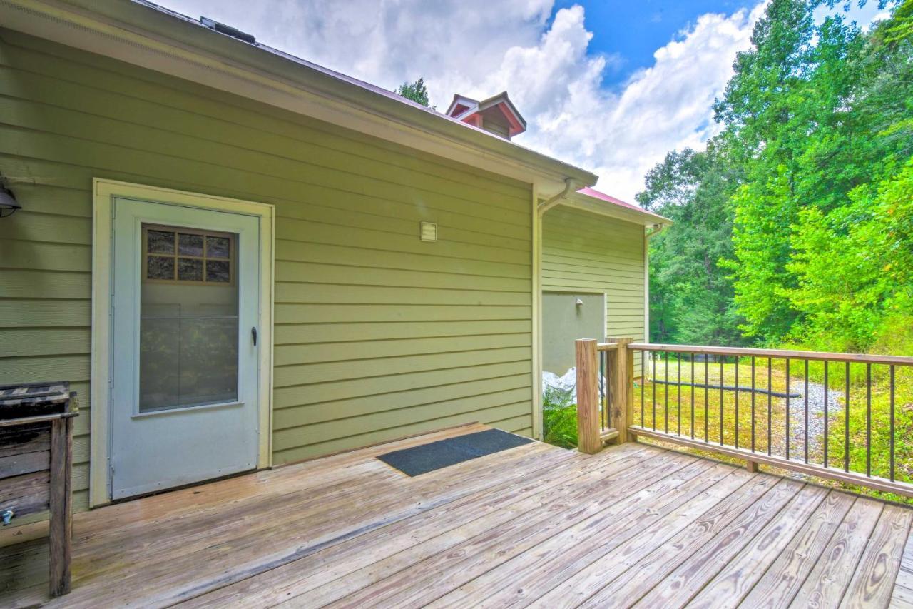 Cozy Riverside Dahlonega Home With Kayaks And Fire Pit ภายนอก รูปภาพ