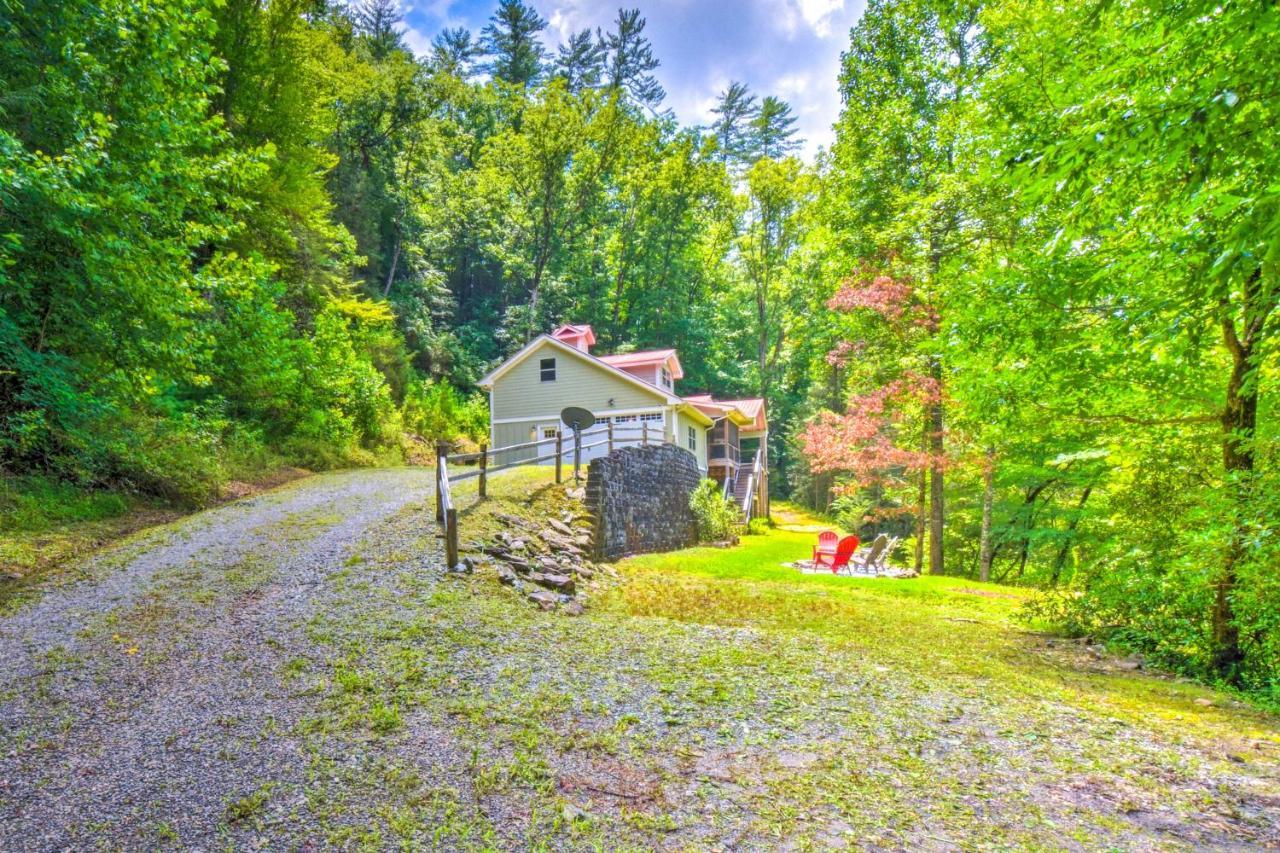 Cozy Riverside Dahlonega Home With Kayaks And Fire Pit ภายนอก รูปภาพ