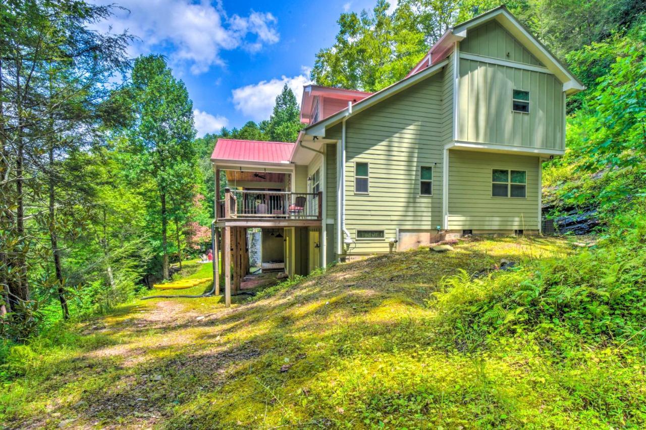 Cozy Riverside Dahlonega Home With Kayaks And Fire Pit ภายนอก รูปภาพ