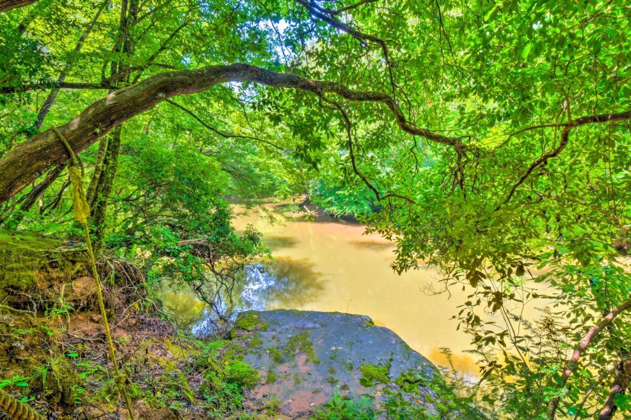 Cozy Riverside Dahlonega Home With Kayaks And Fire Pit ภายนอก รูปภาพ